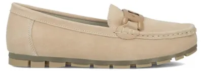 Produktbild von Klassische Beige Plateau Schuhe mit runder Zehenpartie, Weite G