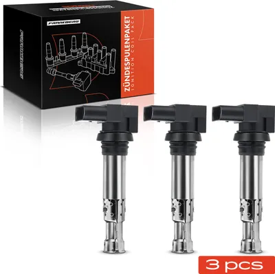 Produktbild von Frankberg 3x Zündmodul Zündspule für VW Golf Plus V VI Polo Passat Beetle Bora Variant Caddy Kasten/MPV