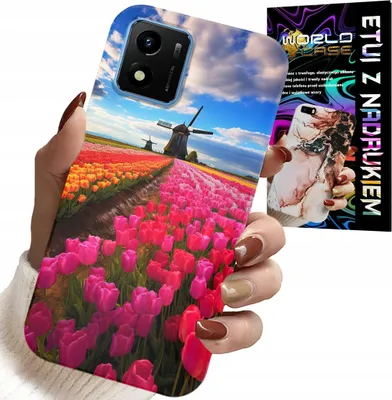 Image de Étui pour Vivo Y01 - Champ de tulipes colorées, Tulipe, Étui