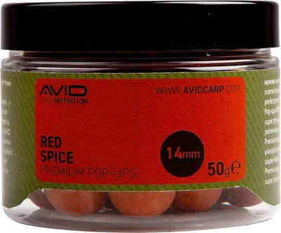 Produktbild von Avid Carp Red Spice Belachan Pop Ups 50 g 14 mm