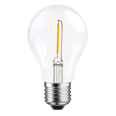 Produktbild von LED Filament Glühbirne A60 1W fast 15W E27 klar warmweiß 2700K
