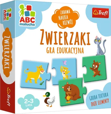 Produktbild von TREFL 01940 Gra Zwierzaki ABC Malucha