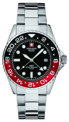 Imagen del producto de Swiss Alpine Military - 7052.1136 - Polshorloge - Heren - Kwarts - Master Diver GMT