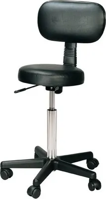 Produktbild von Comair Rollhocker Gigant m. Rückenlehne sz 57/83cm Stool Gigant black