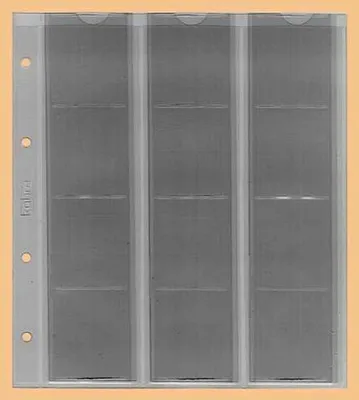 Produktbild von KOBRA 10x Münzblätter F12L (ohne Zwischenblatt) für 12 Münzen bis 44 mm Ø (z.B. 5, 10 DM, 10, 20 €)