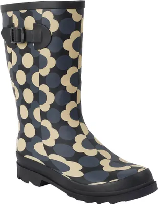 Obrázek produktu pro Regatta - Dámské gumové holínky "Orla Kiely", Raincloud RG11089 (36 EU) (černá/bílá)