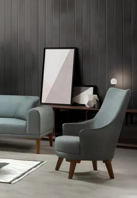 Produktbild von Sessel Sitz Modern Design Wohnzimmer Polster Einsitzer Relax Stil Lehnstuhl Neu