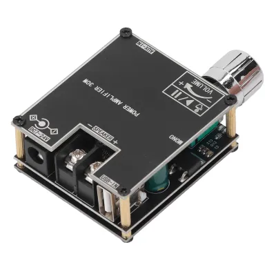 Zdjęcie produktu dla Moduł wzmacniacza mocy, moduł wzmacniacza jednokanałowego, płytka cyfrowego wzmacniacza stereo, moduł wzmacniacza dźwiękowego, płytka wzmacniacza basów stereo, płytka wzmacniacza sterowania pokrętłem
