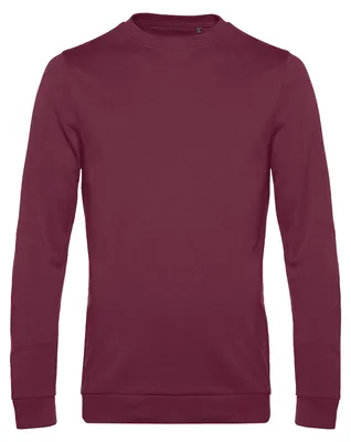 Produktbild von B&C - Sweatshirt für Herren angesetzte Ärmel FK2398 (M) (Weinrot)