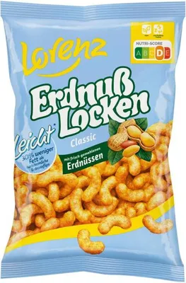 Produktbild von Lorenz Erdnusslocken Leicht luftig mild und lecker im Geschmack 150g