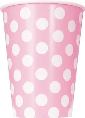 Obrázok produktu pre Unique Party 37976, 355 ml, Papája, Ružová, Biela, 6 kusov
