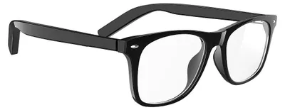 Produktbild von Synerfit Kinderbuch Nasa Gravity Smart Glasses - Offene Audio-, Bluetooth 5.3- und Anruffunktionen - Schwarz/Transparent