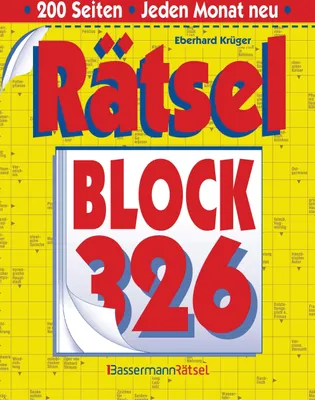 Produktbild von Rätselblock 326 (5 Exemplare à 2,99 EUR)