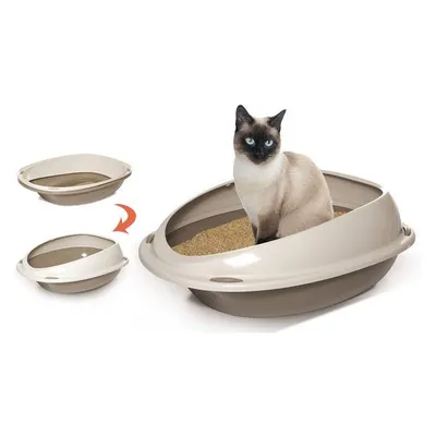 Produktbild von Ovaler Katzenklo mit Rahmen 45 x 36 cm
