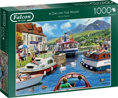 Produktbild von Puzzle A Day on the River 1000 Teile