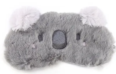 Imagen del producto de Cubierta para los ojos con forma de animales adorables, antifaz para dormir, Navidad, ciervo, invierno, cartón, siesta, sombra, koala