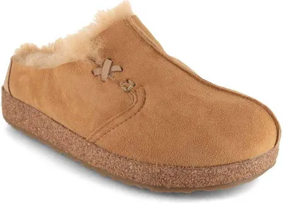 Produktbild von HAFLINGER Lammfellhausschuhe Saskatchewan, beigemeliert öko 44