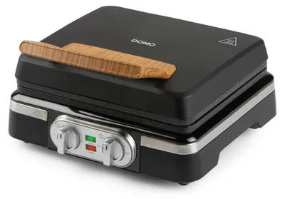 Obrázek produktu pro Domo DO9281W, 2 vafle/vaflí, Obdélníkový, Černá, 0,72 m, 1520 W, 248 mm