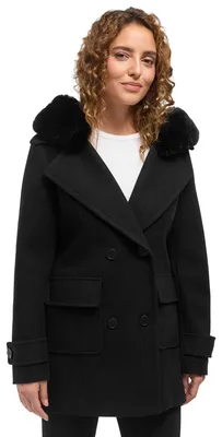 Produktbild von Tazzio Damen Wintermantel F812 (Schwarz, XL)