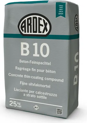Produktbild von ARDEX B 10 Beton-Feinspachtel grau 25kg
