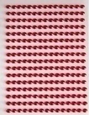 Image de Jets autocollants rouges 6mm 140pcs
