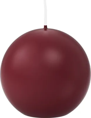 Produktbild von Kugelkerzen Bordeaux Ø 60 mm, 16 Stück