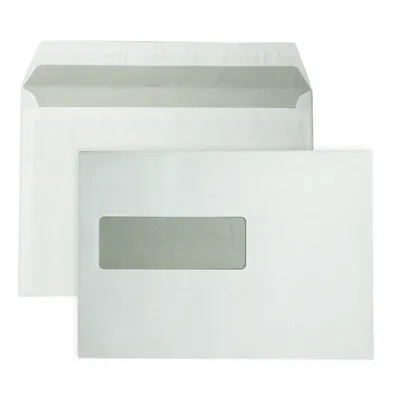 Produktbild von DULA EA5 Enveloppen - Venster links -156 x 220 mm - 250 stuks - Wit - Zelfklevend met plakstrip - 80 gram