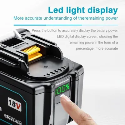 Obrázok produktu pre Sada batérií 18 V - 9000 mAh - Li-ion pre elektrické náradie - Výkonná náhradná batéria