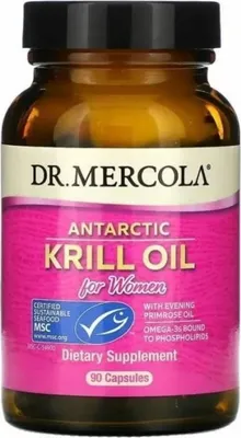 Image de Compléments alimentaires Dr. Mercola Antarctic Krill Oil For Women (90 gélules) 8599