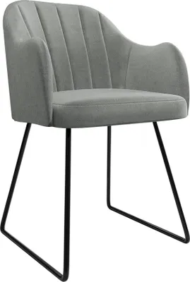 Produktbild von MIRJAN24 Stuhl Nudfer, Polsterstuhl, Esszimmerstuhl, Beine aus Metall, 56x52x78 cm (Farbe: Magic Velvet 2217)