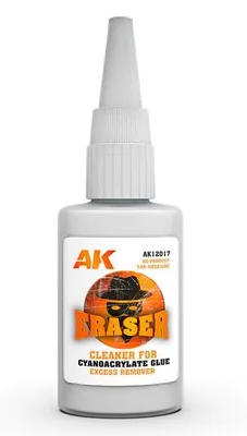 Produktbild von AK Interactive S.L. AK-12017 ERASER CLEANER FOR CYANOCRYLATE