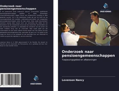 Produktbild von Onderzoek naar pensioengemeenschappen