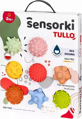 Produktbild von TULLO Sensorikbälle 8 Stk. ohne Loch 74972