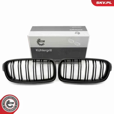 Produktbild von ESEN SKV 66SKV126 Kühlergrill Frontgrill für BMW 3 Touring (F31) Schwarz-Matt