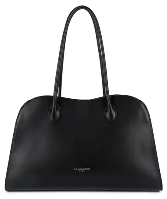 Productafbeelding van Lancaster handtas, schoudertas, met rits, model "L Donna", kleur zwart