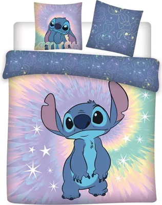 Zdjęcie produktu dla Poszwa na kołdrę Lilo & Stitch dla dwojga - Miękka i kolorowa 240x220 cm