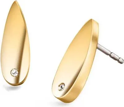Produktbild von Boccia Ohrstecker mit Brillanten 05071-06 Titan, Goldplattiert