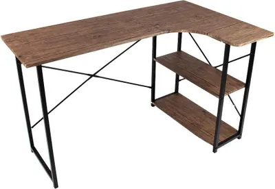Produktbild von Quest Schreibtisch - Dunkle Eiche/Schwarz