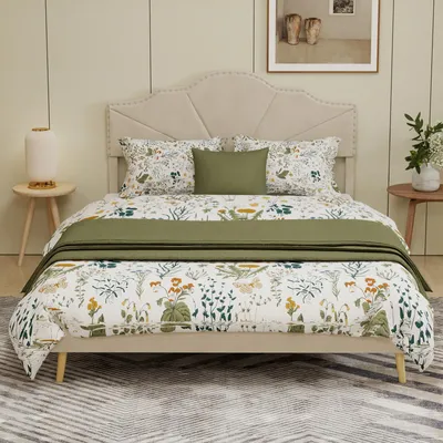 Produktbild von Softbett 160x200 cm, Kopfteil, Beige, multifunktional, 200x160x133 cm