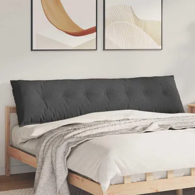 Produktbild von PUEAZU Rücken Kissen Dunkelgrau 200 x 50 cm Cordstoff - Sitzkissen &23617