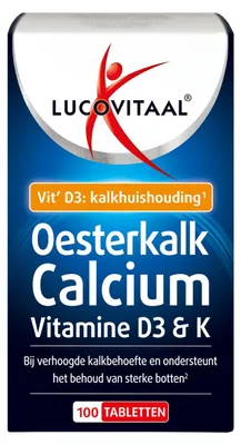 Produktbild von Austernkreide Calcium Vitamin D3 & K 100 Tabletten