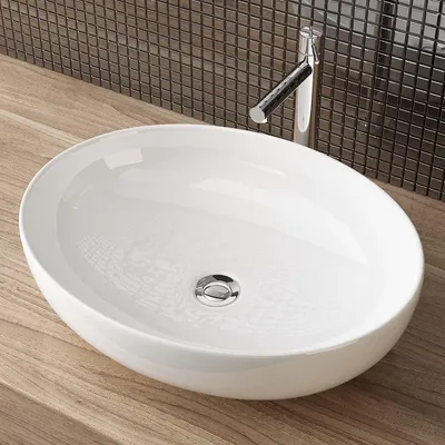 Produktbild von Keramisches Waschbecken für das Gäste-WC - 51 x 40 x 13 cm - Weiß