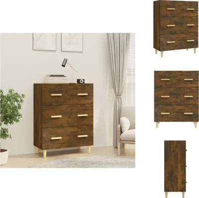 Produktbild von vidaXL Sideboard Räuchereiche 70x34x90 cm Holzwerkstoff -  Sideboards