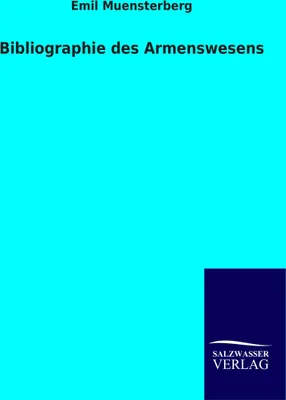 Produktbild von Bibliographie des Armenswesens