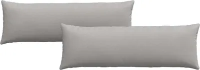Produktbild von vidaXL Sofakissen 2 pcs Wolkengrau 120 x 40 cm Stoff