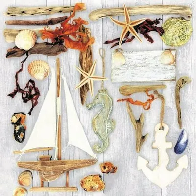 Produktbild von RP 20 Servietten Driftwood - Aus dem Meer 33x33cm