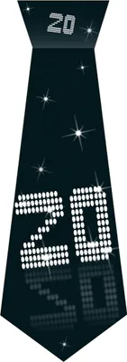 Immagine prodotto di Cravatta di cartone 20° compleanno - taglia unica