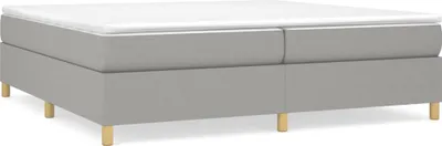 Immagine prodotto di vidaXL Struttura letto a molle insacchettate grigio chiaro 200x200 cm tessuto