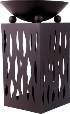 Produktbild von Dekorative Feuerschale auf Säule - 45 x 45 x 68 cm