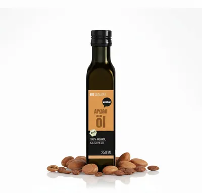 Immagine prodotto di Olio di Argan biologico, spremuto a freddo - Flacone da 250 ml